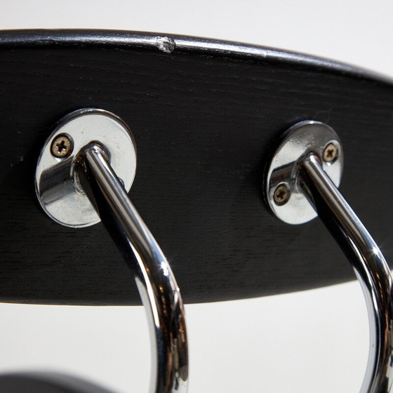 Image 1 of Fauteuil vintage "Notorious" en acier chromé et cuir par Massimo Iosa Ghini pour Moroso, Italie 1980