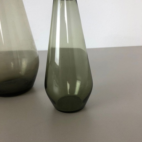 Image 1 of Paire de vases en turmaline de Wilhelm Wagenfeld pour WMF, Allemagne 1960