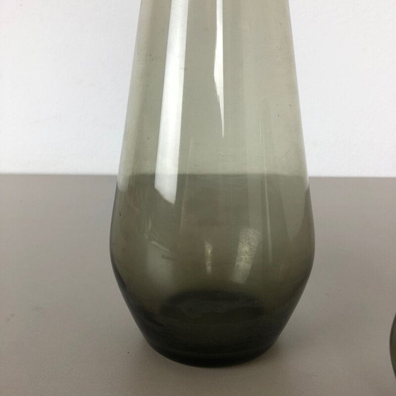 Image 1 of Paire de vases en turmaline de Wilhelm Wagenfeld pour WMF, Allemagne 1960