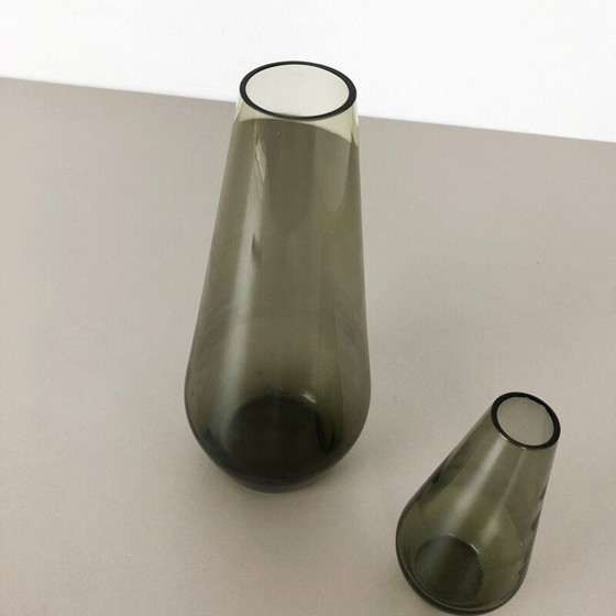 Image 1 of Paire de vases en turmaline de Wilhelm Wagenfeld pour WMF, Allemagne 1960