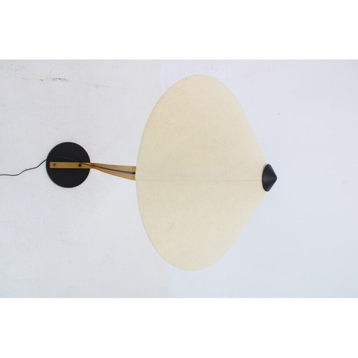 Lampadaire vintage en bois courbé par Mads Caprani, Danemark 1970