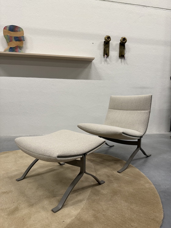 Image 1 of Eyye Juno Armchair With Armchair Bosa Powder Fabric