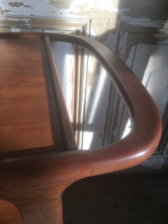 Image 1 of Chariot de service vintage en teck, 1960