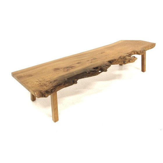 Image 1 of Table basse vintage en orme, Suède 1970
