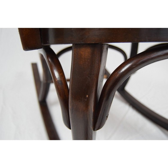 Image 1 of Fauteuil à bascule vintage en bois courbé de Josef Frank pour Thonet A 752, 1930