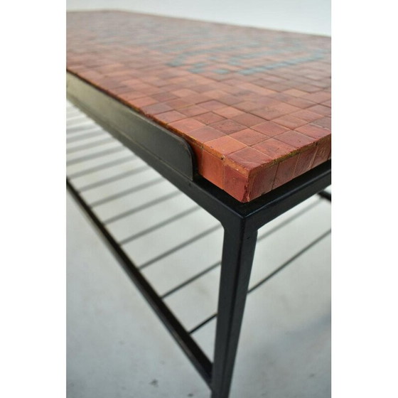 Image 1 of Table vintage en mosaïque et céramique, années 1950-1960