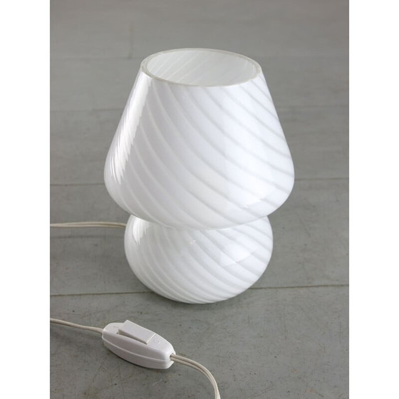Image 1 of Lampe de table vintage en verre de Murano, 1970