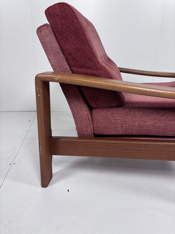 Image 1 of Easy Chair Vintage Fauteuil en teck