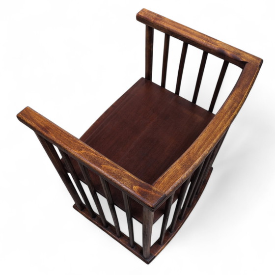 Image 1 of Chaise baril vintage dans le style de Josef Hoffmann, 1990S