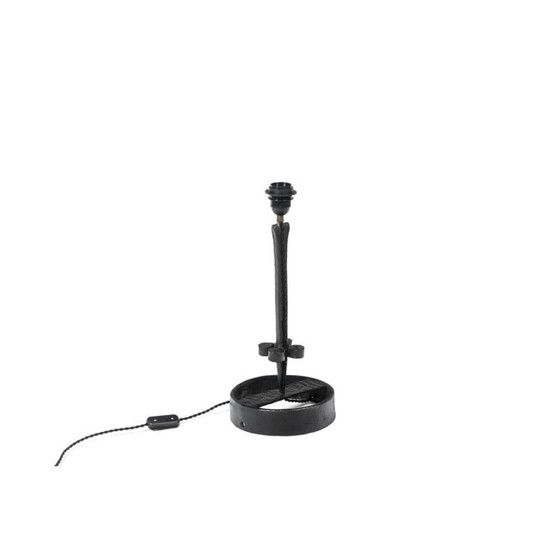 Image 1 of Lampe vintage en fer forgé, 1950
