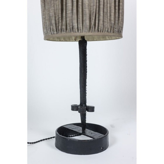 Image 1 of Lampe vintage en fer forgé, 1950
