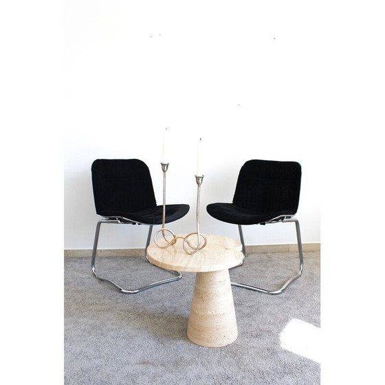 Image 1 of Bougeoir vintage avec 2 bougies, Italie 1970