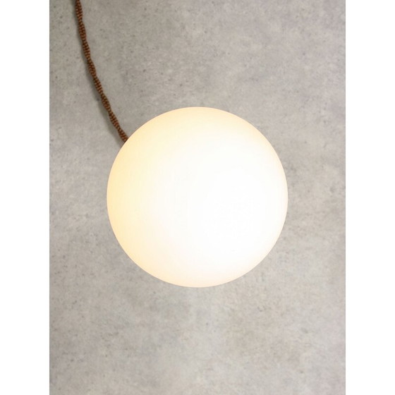 Image 1 of Lampe de table vintage en onyx et opaline, 1960s