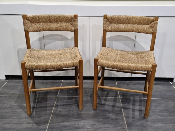 Image 1 of Paire De Chaises Dordogne Par Robert Sentou, Années 1950