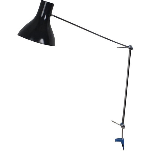 Lampe de table vintage en métal laqué réglable par Josef Hůrka pour Napako, Tchécoslovaquie 1960