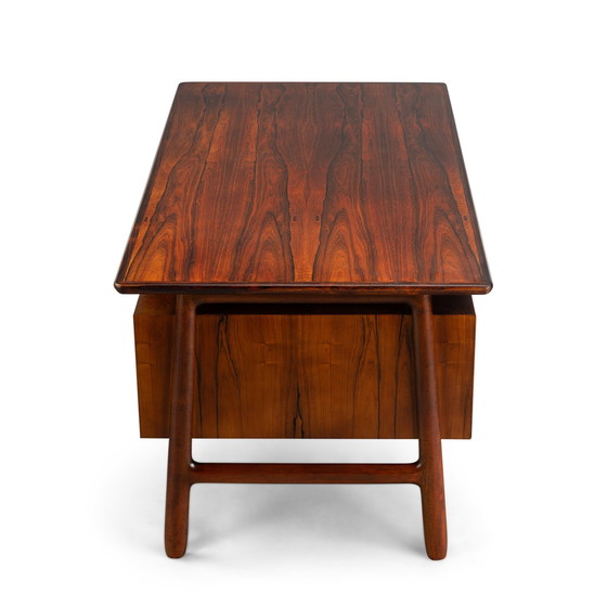 Image 1 of Bureau en bois de rose modèle 75 par Gunni Omann pour Omann Jun Mobelfabrik, 1960S