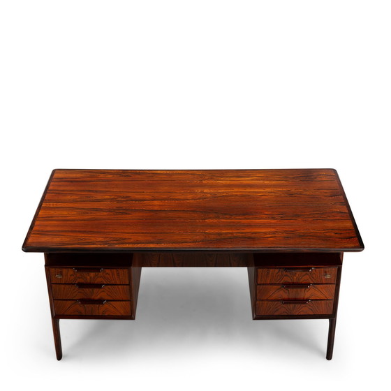 Image 1 of Bureau en bois de rose modèle 75 par Gunni Omann pour Omann Jun Mobelfabrik, 1960S