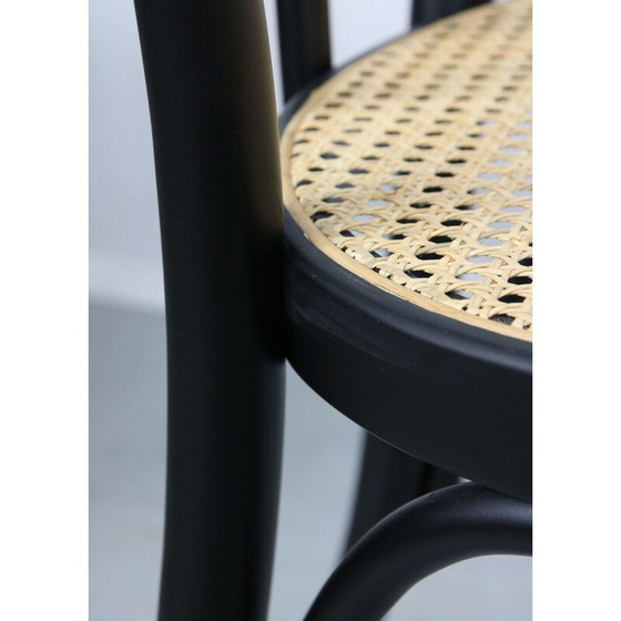 Image 1 of Paire de chaises noires vintage de Michael Thonet