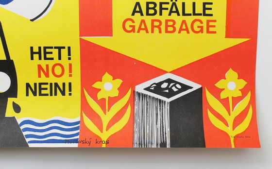 Image 1 of Affiche d'information touristique des années 1960