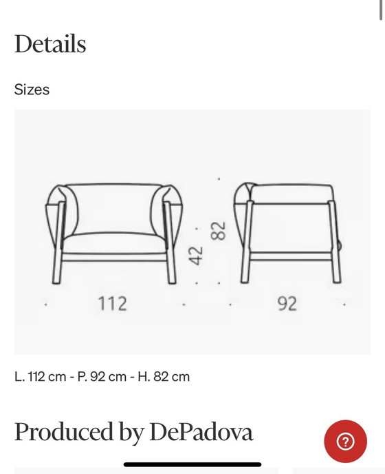 Image 1 of Boffi Lucidi Pevere Yak Arm Chair