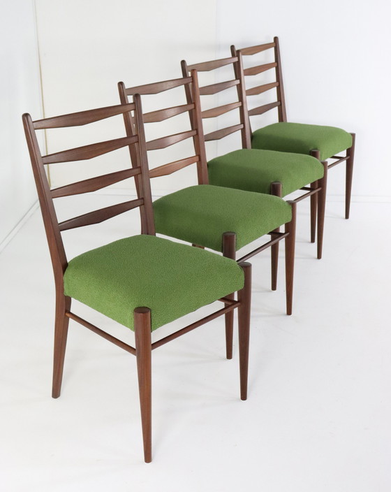 Image 1 of 4X Pastoe St09 Cees Braakman Pastoe Chairs Vintage