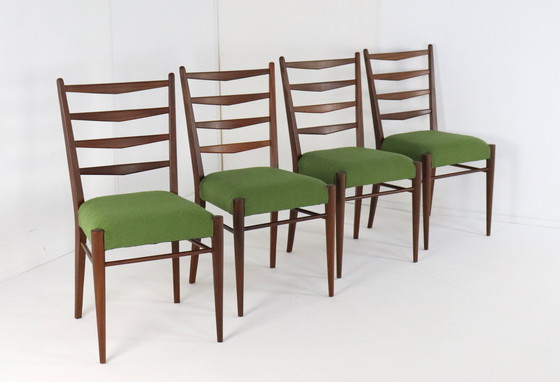 Image 1 of 4X Pastoe St09 Cees Braakman Pastoe Chairs Vintage
