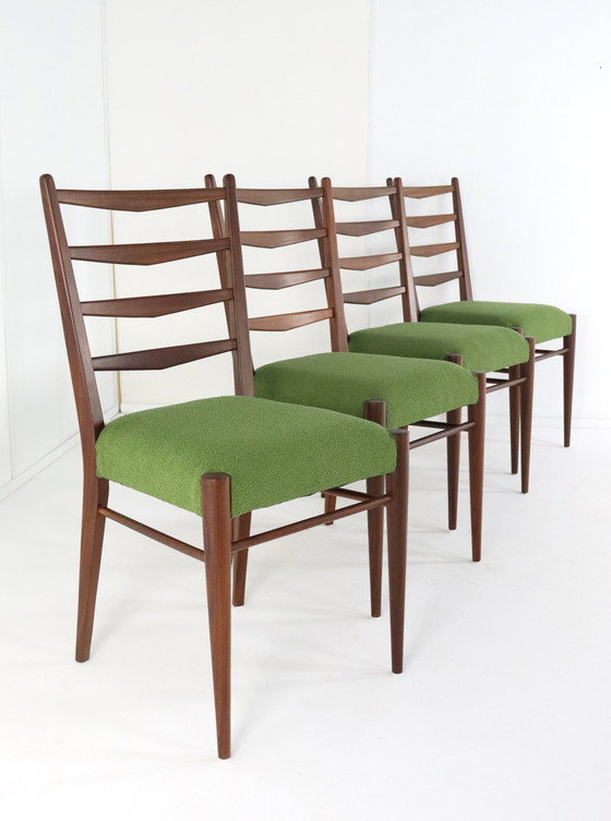 Image 1 of 4X Pastoe St09 Cees Braakman Pastoe Chairs Vintage