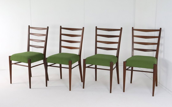 Image 1 of 4X Pastoe St09 Cees Braakman Pastoe Chairs Vintage