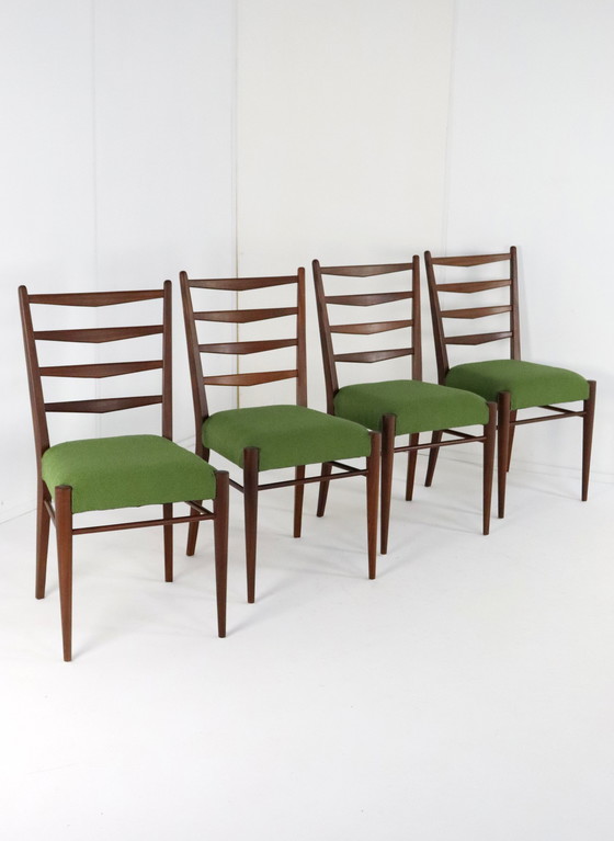 Image 1 of 4X Pastoe St09 Cees Braakman Pastoe Chairs Vintage