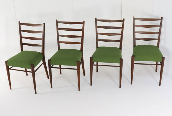 Image 1 of 4X Pastoe St09 Cees Braakman Pastoe Chairs Vintage