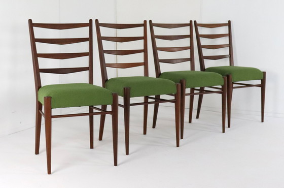 Image 1 of 4X Pastoe St09 Cees Braakman Pastoe Chairs Vintage