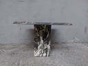 Table basse en marbre gris