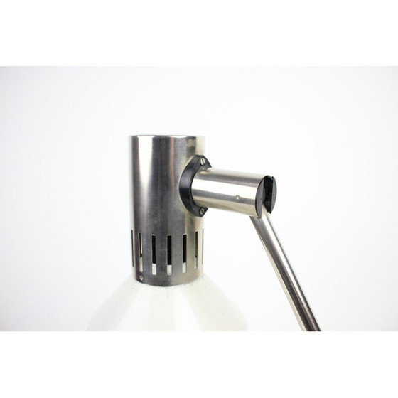 Image 1 of Lampe de table réglable vintage en métal et chrome, Tchécoslovaquie, années 1970