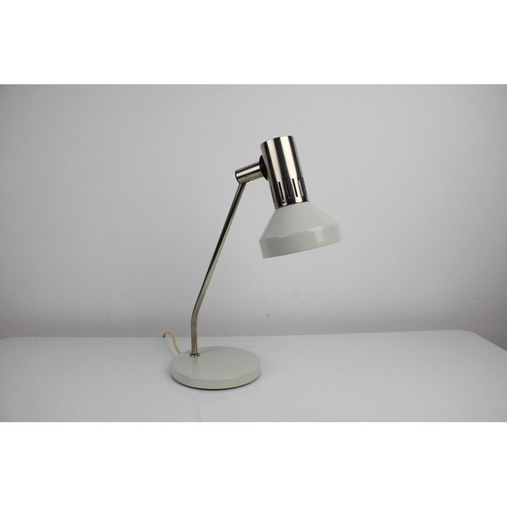 Image 1 of Lampe de table réglable vintage en métal et chrome, Tchécoslovaquie, années 1970