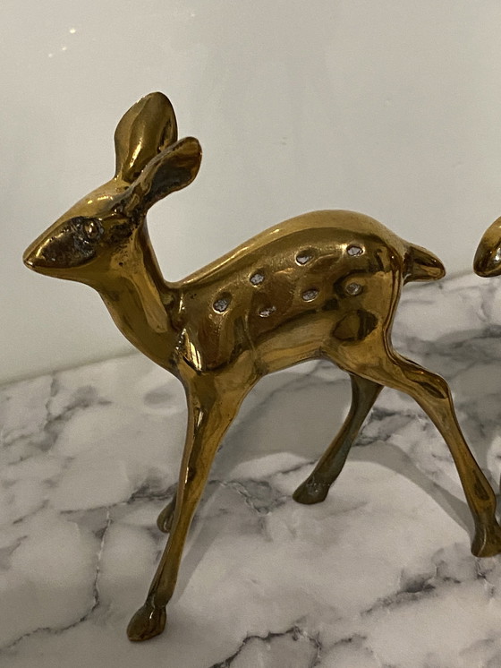 Image 1 of Vintage Koperen Bambi'S