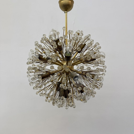 Lustre en laiton en forme d'étoile par Emil Stejnar , Autriche 1960S