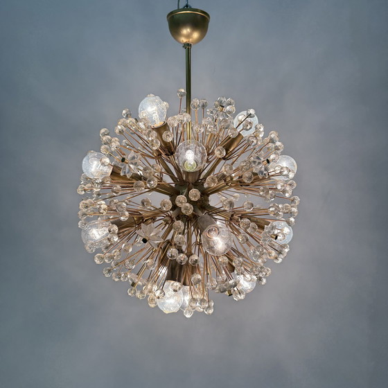 Image 1 of Lustre en laiton en forme d'étoile par Emil Stejnar , Autriche 1960S