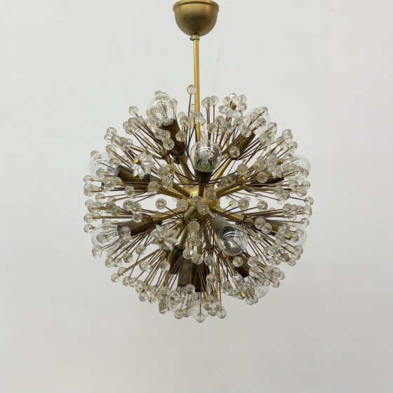 Image 1 of Lustre en laiton en forme d'étoile par Emil Stejnar , Autriche 1960S
