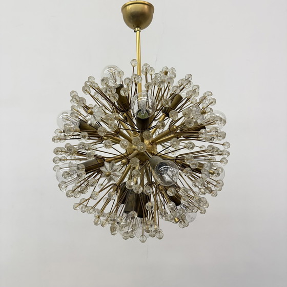 Image 1 of Lustre en laiton en forme d'étoile par Emil Stejnar , Autriche 1960S