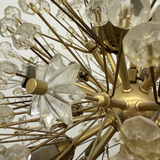 Image 1 of Lustre en laiton en forme d'étoile par Emil Stejnar , Autriche 1960S