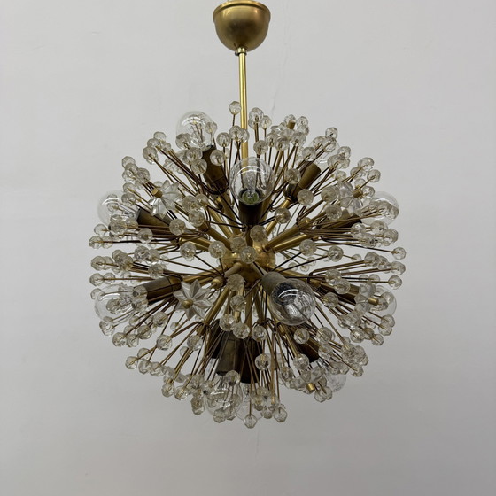 Image 1 of Lustre en laiton en forme d'étoile par Emil Stejnar , Autriche 1960S