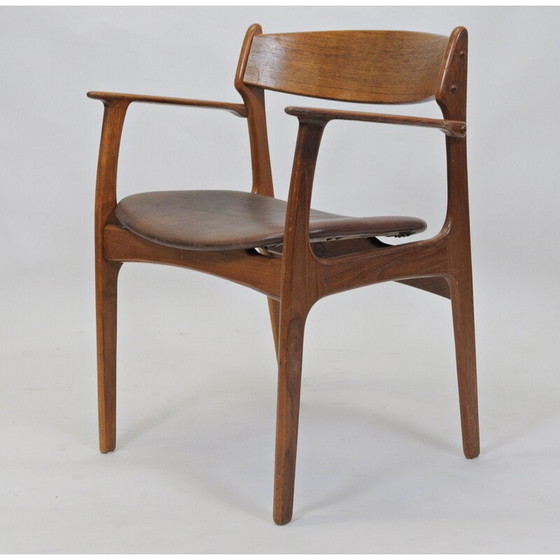 Image 1 of Ensemble de deux fauteuils Erik Buch en teck reconditionné, Inc. Reupholstery 1950s