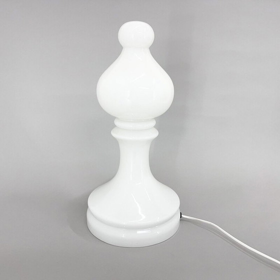 Image 1 of Lampe "Bishop" en verre vintage par Ivan Jakes pour Osvětlovací Sklo, 1970