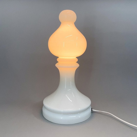 Image 1 of Lampe "Bishop" en verre vintage par Ivan Jakes pour Osvětlovací Sklo, 1970