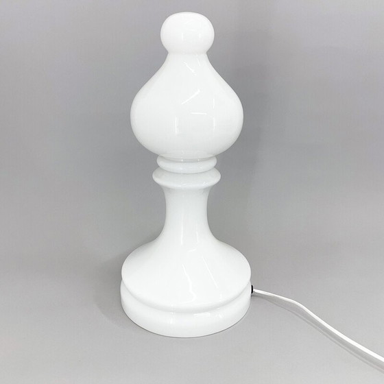 Image 1 of Lampe "Bishop" en verre vintage par Ivan Jakes pour Osvětlovací Sklo, 1970