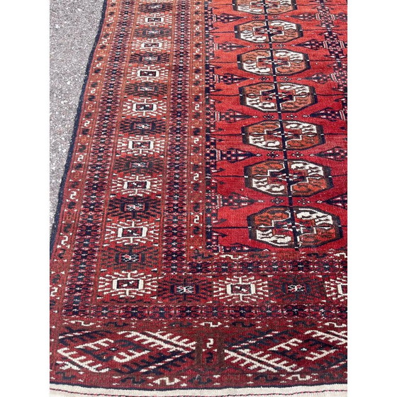 Image 1 of Tapis afghan noué à la main, 1970
