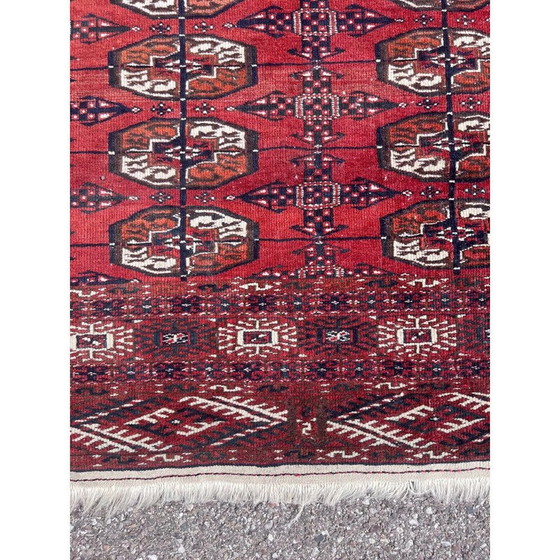 Image 1 of Tapis afghan noué à la main, 1970