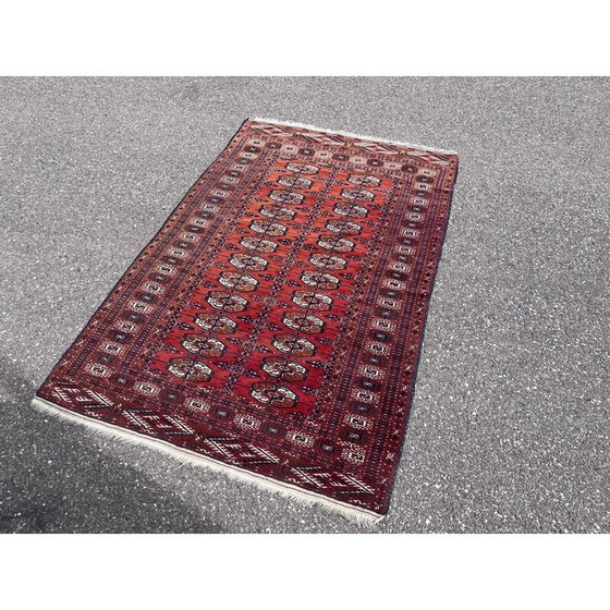 Image 1 of Tapis afghan noué à la main, 1970