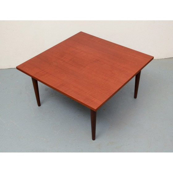 Image 1 of Table basse carrée vintage en teck, années 1960
