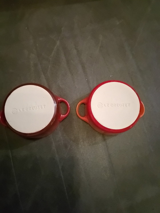 Image 1 of Deux petites marmites Le Creuset